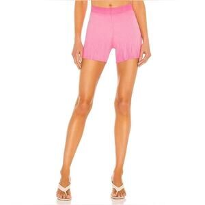 New Cotton Citizen Hot Pink Ibiza Stretch Biker Shorts Women’s Small